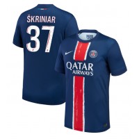 Fotbalové Dres Paris Saint-Germain Milan Skriniar #37 Domácí 2024-25 Krátký Rukáv